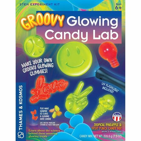 THAMES & KOSMOS Groovy Glowing Candy Lab 550036